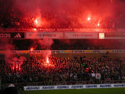 Ambiance dans le stade
